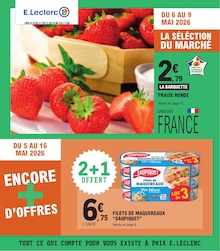 Catalogue Supermarchés E.Leclerc en cours à Sainte-Geneviève-des-Bois et alentours, TOUT CE QUI COMPTE POUR VOUS EXISTE À PRIX E.LECERC, 40 pages, 05/05/2026 - 16/05/2026