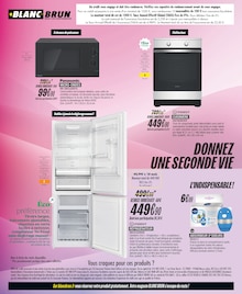 Prospectus Blanc Brun de la semaine "DONNEZ UNE SECONDE VIE À VOS APPAREILS" avec 2 pages, valide du 01/09/2025 au 30/09/2025 pour Longeville-sur-Mer et alentours