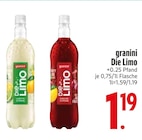 Die Limo Zitrone-Limette im EDEKA Prospekt Die Limo Zitrone-Limette von granini im aktuellen EDEKA Prospekt für 1,19 €