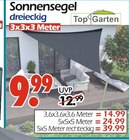 Sonnensegel im Angebot bei Wreesmann in Zwickau Sonnensegel Angebote von Top Garten bei Wreesmann Zwickau für 9,99 €