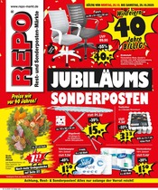 Repo Sonderposten Prospekt der aktuellen Woche mit 16 Seiten, gültig von 20.10.2025 bis 25.10.2025, in Annaberg-Buchholz und Umgebung Aktueller Repo Sonderposten Prospekt in Annaberg-Buchholz und Umgebung, "Aktuelle Angebote" mit 16 Seiten, 20.10.2025 - 25.10.2025