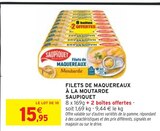 Filets de maquereaux à la moutarde - SAUPIQUET en promo chez Intermarché Filets de maquereaux à la moutarde - SAUPIQUET dans le catalogue Intermarché