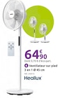 Promo Ventilateur sur pied 3 en 1 Ø 45 cm à 64,90 € dans le catalogue Mr. Bricolage à Blaye