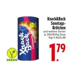 Sonntags-Brötchen von Knack&Back im aktuellen EDEKA Prospekt für 1,79 €
