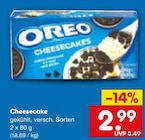 Oreo im Netto Marken-Discount Prospekt Cheesecake von Oreo im aktuellen Netto Marken-Discount Prospekt für 2,99 €