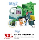 Le camion poubelle de Bluey - Bluey en promo chez Hyper U Le Havre à 32,99 €