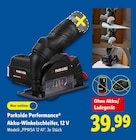 Akku-Winkelschleifer, 12 V bei Lidl im Prospekt "" für 39,99 €
