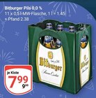 Pils 0,0 % Angebote von Bitburger bei GLOBUS Gotha für 7,99 €