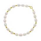 Bracelet en or jaune perles de culture et boules or - E.Leclerc Bracelet en or jaune perles de culture et boules or à 111,00 € dans le catalogue E.Leclerc