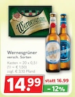 Getränkeland Kritzmow - Wernesgrüner Angebot im Prospekt Wernesgrüner bei Getränkeland im Kritzmow Prospekt für 14,99 €