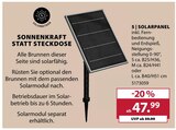 Photovoltaik im Dehner Garten-Center Prospekt Solarpanel S im aktuellen Dehner Garten-Center Prospekt für 47,99 €