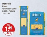 Pasta von De Cecco im aktuellen V-Markt Prospekt für 1,49 €