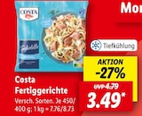 Fertiggerichte von Costa im aktuellen Lidl Prospekt