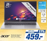 Notebook Aspire 3 (A315-59-33XF) Angebote von Acer bei expert Neuss für 459,00 €