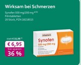 mea - meine apotheke - Synofen 500 mg/200 mg Angebot im Prospekt Synofen 500 mg/200 mg bei mea - meine apotheke im Prospekt "" für 6,95 €