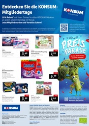 Toilettenpapier im Konsum Prospekt in Dresden Aktueller Konsum Prospekt mit Toilettenpapier, "Preisparade", Seite 12