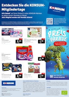 Katzenfutter im aktuellen Konsum Prospekt (Dresden) Katzenfutter im Konsum Prospekt "Preisparade" mit 12 Seiten (Dresden)