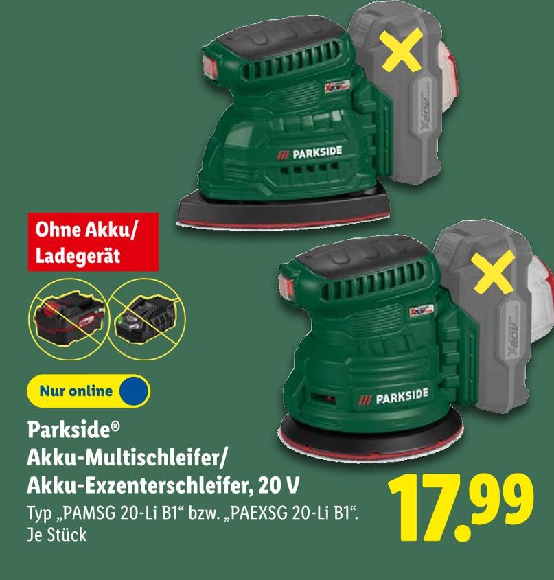 Akku-Multischleifer/Akku-Exzenterschleifer