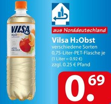 Vilsa H2Obst bei famila Nordost in Elmshorn Vilsa H2Obst im Angebot bei famila Nordost Elmshorn für 0,69 €