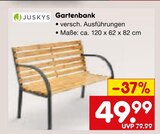 Gartenbank Angebote von Juskys bei Netto Marken-Discount Kaufbeuren für 49,99 €