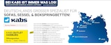 DEUTSCHLANDS GROSSER SPEZIALIST FÜR SOFAS, SESSEL & BOXSPRINGBETTEN! Angebote von Kabs bei Kabs Lüneburg