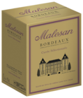 Bordeaux AOP Rouge - MALESAN - Super U à Quimper Bordeaux AOP Rouge - MALESAN en promo chez Super U Quimper à 2,90 €