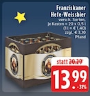 Hefe-Weissbier im Angebot bei E center in Bielefeld Hefe-Weissbier Angebote von Franziskaner bei E center Bielefeld für 13,99 €