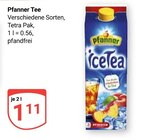 Tee im Angebot bei GLOBUS in Völklingen Tee Angebote von Pfanner bei GLOBUS Völklingen für 1,11 €