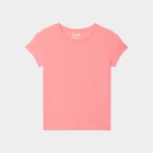T-shirt manches courtes en coton rose fluo fille - La Halle T-shirt manches courtes en coton rose fluo fille à 2,99 € dans le catalogue La Halle
