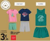 Pyja-court enfant bio - Tissaia Basics - E.Leclerc à Douai Pyja-court enfant bio - Tissaia Basics en promo chez E.Leclerc Douai à 3,95 €