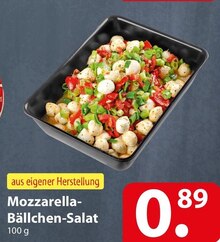 Mozzarella-Bällchen-Salat bei famila Nordost in Hamburg Mozzarella-Bällchen-Salat im Angebot bei famila Nordost Hamburg für 0,89 €