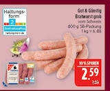 Bratwurst grob vom Schwein im Angebot bei Marktkauf in Erlangen Bratwurst grob vom Schwein Angebote von Gut & Günstig bei Marktkauf Erlangen für 2,59 €