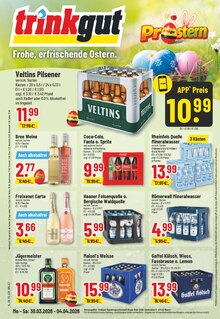 Veltins im Trinkgut Prospekt "Aktuelle Angebote" mit 18 Seiten (Ratingen)