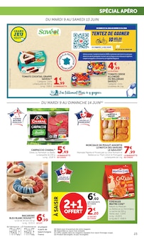 Promotion Apéritif surgelé dans le prospectus Super U, valable du 09/06/2026 au 21/06/2026 Promo Apéritif surgelé dans le catalogue Super U du moment à la page 23