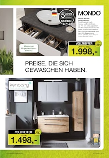 Badmöbel im aktuellen Möbel Inhofer Prospekt (München) Badmöbel im Möbel Inhofer Prospekt "Das perfekte Spielfeld für Genießer!" mit 20 Seiten (München)