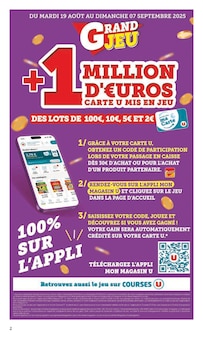 Prospectus U Express en cours, "U Express", page 2 sur 32