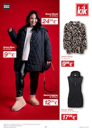 Damen Leggings Angebot im aktuellen KiK Prospekt auf Seite 21