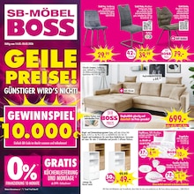 SB Möbel Boss Prospekt GEILE PREISE! mit 12 Seiten