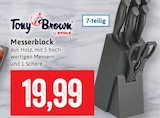 Messerblock im Angebot bei Kaufhaus Stolz in Cuxhaven Messerblock Angebote von Tony Brown by STOLZ bei Kaufhaus Stolz Cuxhaven für 19,99 €