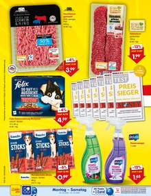 Felix Katzenfutter im Netto Marken-Discount Prospekt "Aktuelle Angebote" mit 69 Seiten (Mannheim)