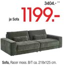 Aktuelles Sofa Racer moos Angebot bei Zurbrüggen in Gelsenkirchen ab 1.199,00 €