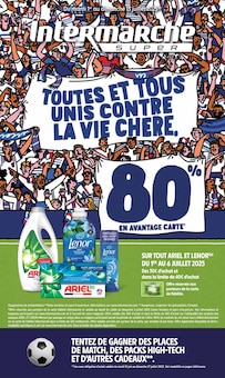 Prospectus Intermarché de la semaine "TOUTES ET TOUS UNIS CONTRE LA VIE CHÈRE." avec 1 pages, valide du 01/07/2025 au 13/07/2025 pour Lorient et alentours