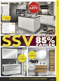 Badmöbel Angebot im aktuellen BRAUN Möbel-Center Prospekt auf Seite 15
