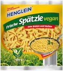 Frische Spätzle vegan von Henglein für 1,49 € bei REWE im Angebot Frische Spätzle vegan von Henglein im aktuellen REWE Prospekt