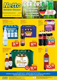 Netto Marken-Discount Prospekt für Schwalmtal mit 2 Seiten Netto Marken-Discount Prospekt für Schwalmtal: "DER ORT, AN DEM DU IMMER AUSGEZEICHNETE PREISE FINDEST.", 2 Seiten, 23.02.2026 - 28.02.2026