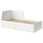 Tagesbettgestell/2 Schubladen weiß Angebote von FLEKKE bei IKEA Bonn für 229,00 €