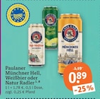 Aktuelle Radler Angebote bei tegut in München Aktuelles Münchner Hell, Weißbier oder Natur Radler Angebot bei tegut in München ab 0,89 €