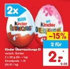 Überraschungs Ei im Angebot bei Netto Marken-Discount in Dresden Überraschungs Ei Angebote von Kinder bei Netto Marken-Discount Dresden für 1,19 €