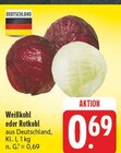 Aktuelle Gemüse Angebote bei EDEKA in Würzburg Aktuelles Weißkohl Angebot bei EDEKA in Würzburg ab 0,69 €