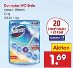 WC-Stein im Angebot bei Netto Marken-Discount in Lippstadt WC-Stein Angebote von Domestos bei Netto Marken-Discount Lippstadt für 1,69 €
